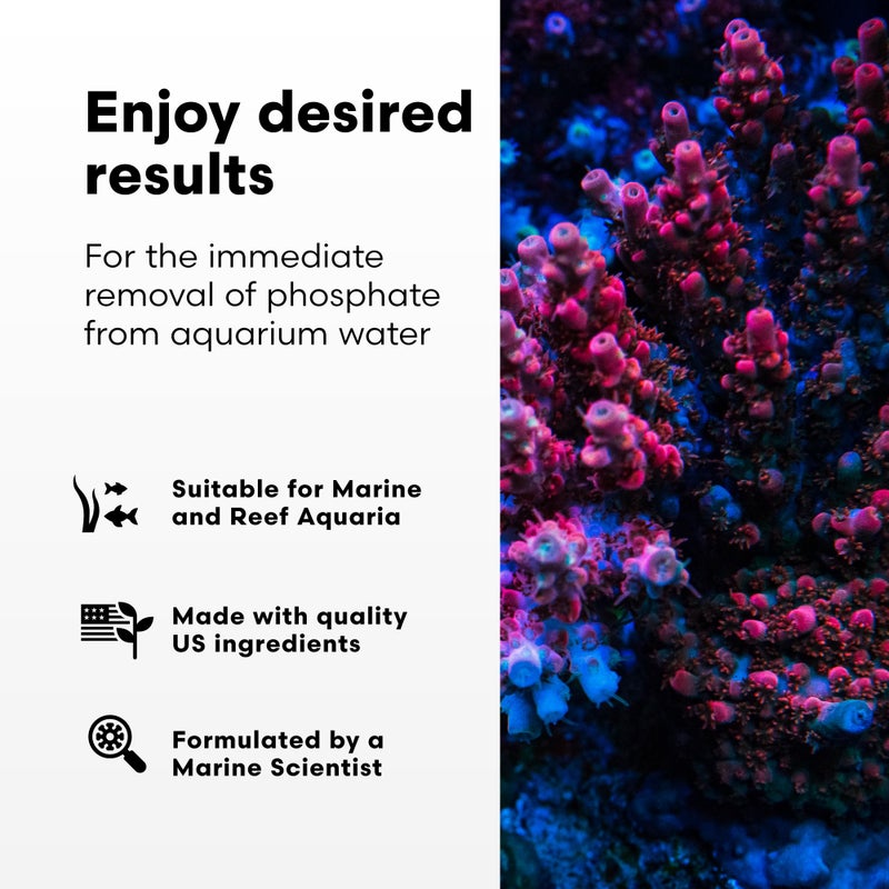Brightwell Aquatics Phosphat-E Liquid Phosphate Remover for Marine Fish and Reef Aquariums - Aquarium Water Treatments, 4.2 fl oz - Image 1