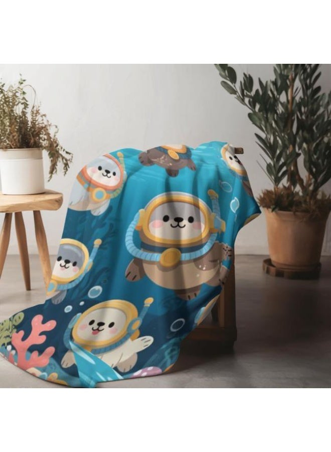 عام بطانية رقيقة من الفانيلا (حرارة ومريحة، ومناسبة للنوم واستخدام اللعبة والغبار والرمل) 150 سم * 200 سم - 654 - Image 1