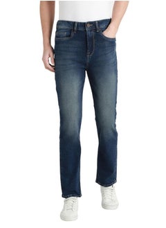 Dennis Lingo Men's Dark Blue Straight Fit Twill Jeans  - Image 2