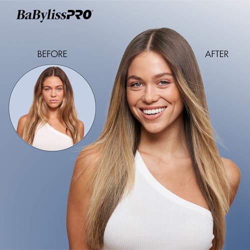 BaBylissPRO Nano Titanium Limited Edition 1 1/4 Inch Prima3000 Stainless Steel Styling Iron (Mist Collection) - Image 2