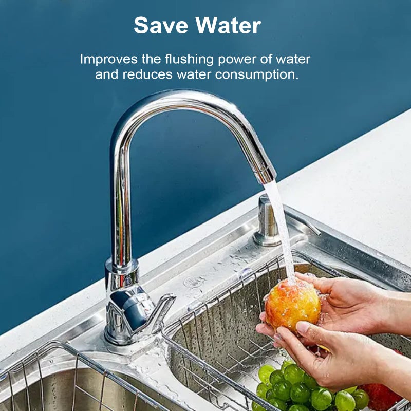 ESPETIO Faucet Aerator Female Thread Chrome Solid Brass Kitchen Sink Aerator And Bathroom Sink Filter 55/64In Aerator For Sink Faucet With Gasket For Kitchen And Bathroom(4Pcs) - Image 4