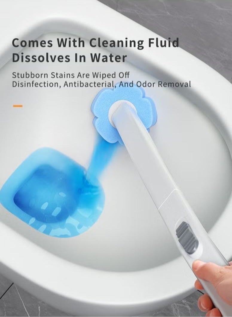 Beauenty Smart Disposable Toilet Brush Household No Dead Ends Wash Toilet Brush Set Toilet Cleaning Artifact Cleaning Set Can Be Thrown Away - Image 4