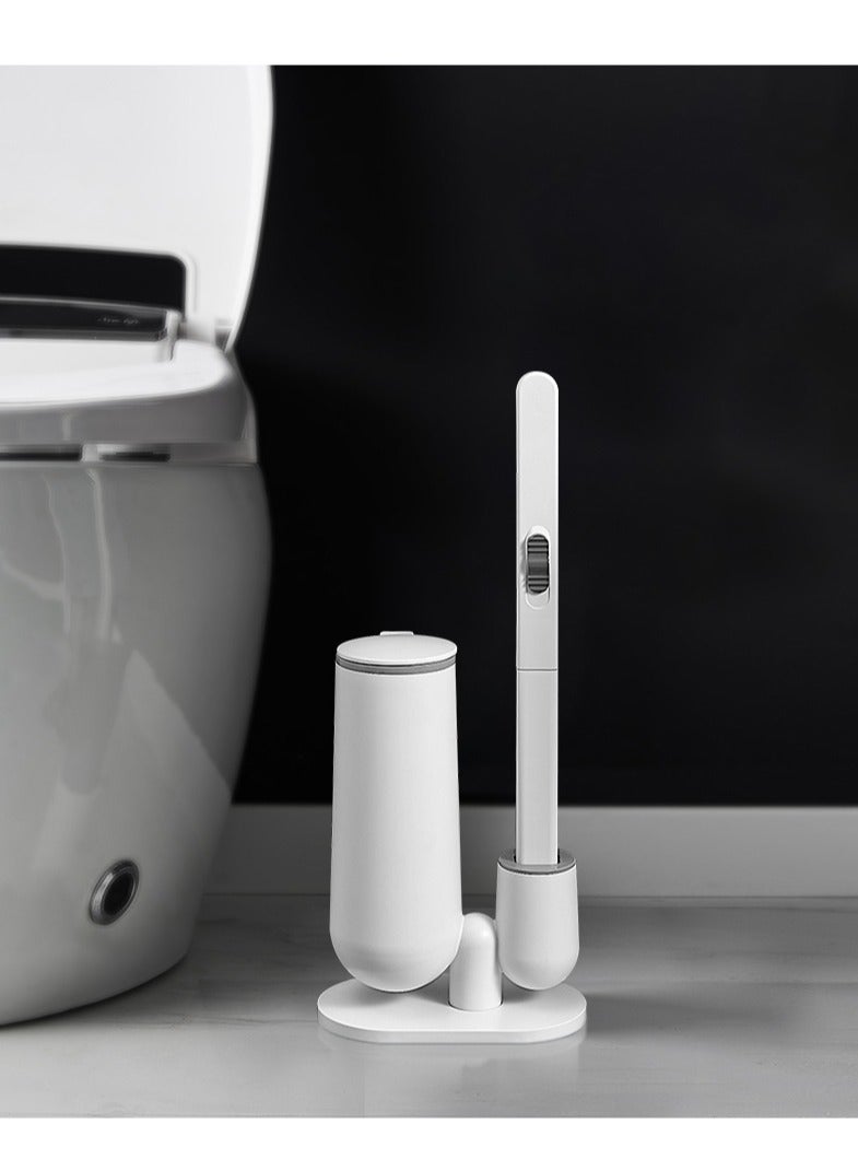 Beauenty Smart Disposable Toilet Brush Household No Dead Ends Wash Toilet Brush Set Toilet Cleaning Artifact Cleaning Set Can Be Thrown Away - Image 2