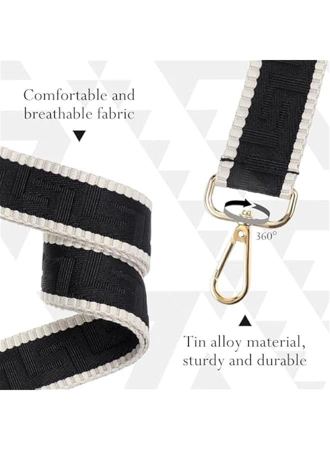 Wide Purse Strap Replacement Crossbody Bag Straps Adjustable Metal Swivel Hook Shoulder Strap for Women Handbags - Image 4