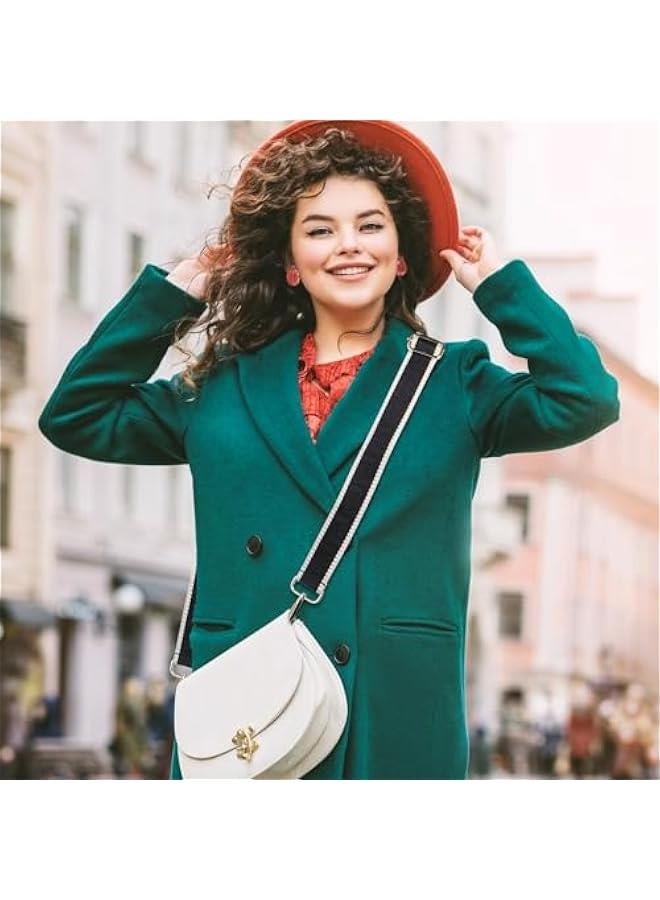 Wide Purse Strap Replacement Crossbody Bag Straps Adjustable Metal Swivel Hook Shoulder Strap for Women Handbags - Image 5