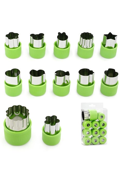 12-Piece Stainless Steel Cookie Cutter