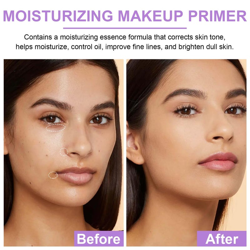 Scarman 3 in 1 Color Correcting Serum, SPF Primer for Face Before Makeup, Sunscreen One Step Makeup Primer,SPF 50 PA+++ Isolation Cream,Color Correcting Facial Serum Oil Control & Moisturizing - Image 5