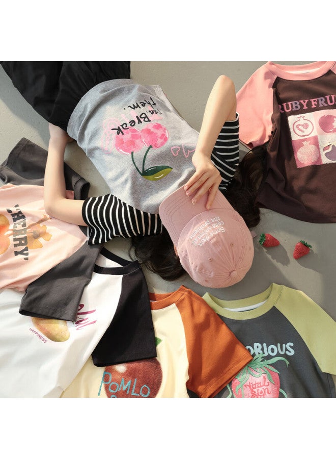 Luson Chen Dazhu Uni Short Sleeve T-shirt Xinjiang Cotton Summer New Cool Feeling Half Sleeve Boys Big Kids Top - Image 1