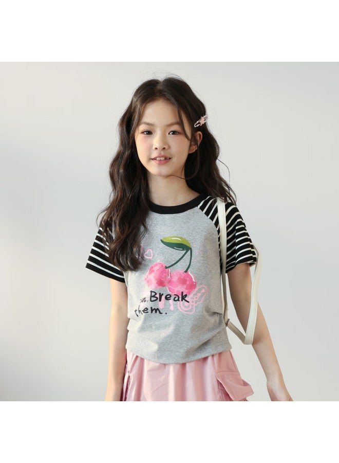 Luson Chen Dazhu Uni Short Sleeve T-shirt Xinjiang Cotton Summer New Cool Feeling Half Sleeve Boys Big Kids Top - Image 2