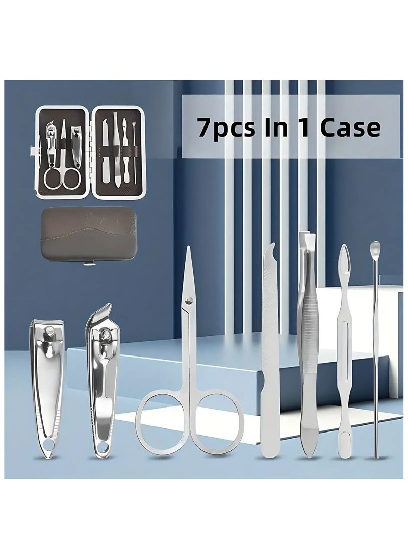 كليبرز الأظافر وأدوات التجميل، مجموعة مانيكير 7 قطع مجموعة أدوات باديكير من الفولاذ المقاوم للصدأ - pzsku/ZBE1E1B740360FE0E6B5BZ/45/_/1729257250/07e540b2-2a1e-41e7-8a24-eb1d4b51861c