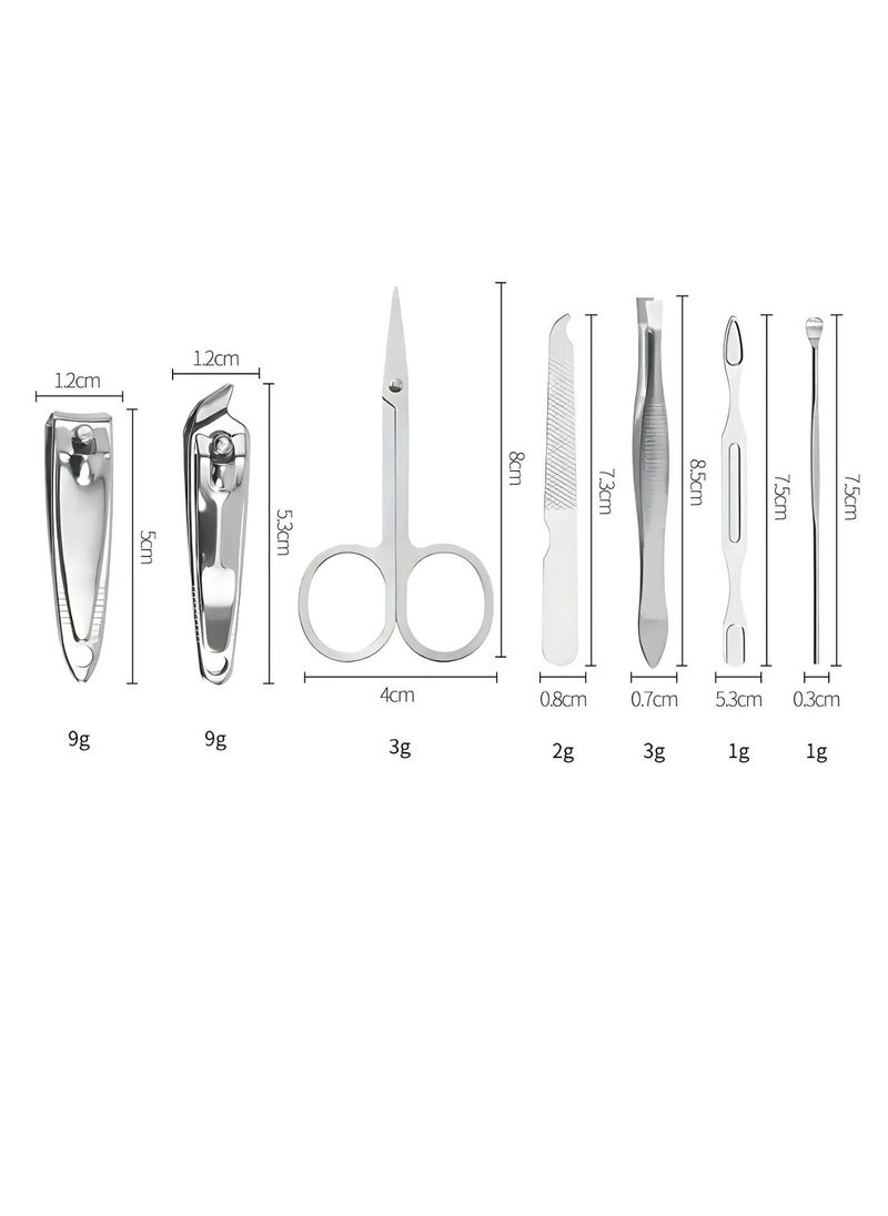كليبرز الأظافر وأدوات التجميل، مجموعة مانيكير 7 قطع مجموعة أدوات باديكير من الفولاذ المقاوم للصدأ - pzsku/ZBE1E1B740360FE0E6B5BZ/45/_/1729257276/1d50042f-aade-4bac-a97d-a4edbaee857c