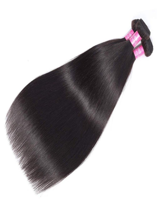 FQ Straight Hair One Bundle 24 Inch 100% Unprocessed Peruvian Virgin Human Hair Double Weft 100g/Bundle Natural Color - Image 5