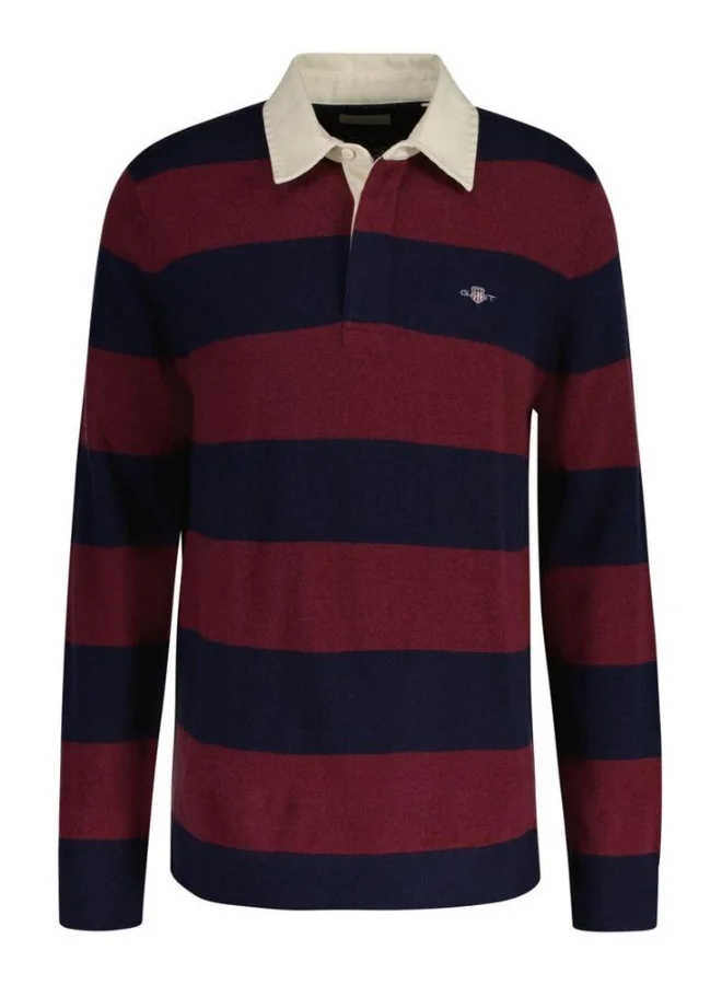 غانت Gant Extrafine Lambswool Striped Rugby Shirt
