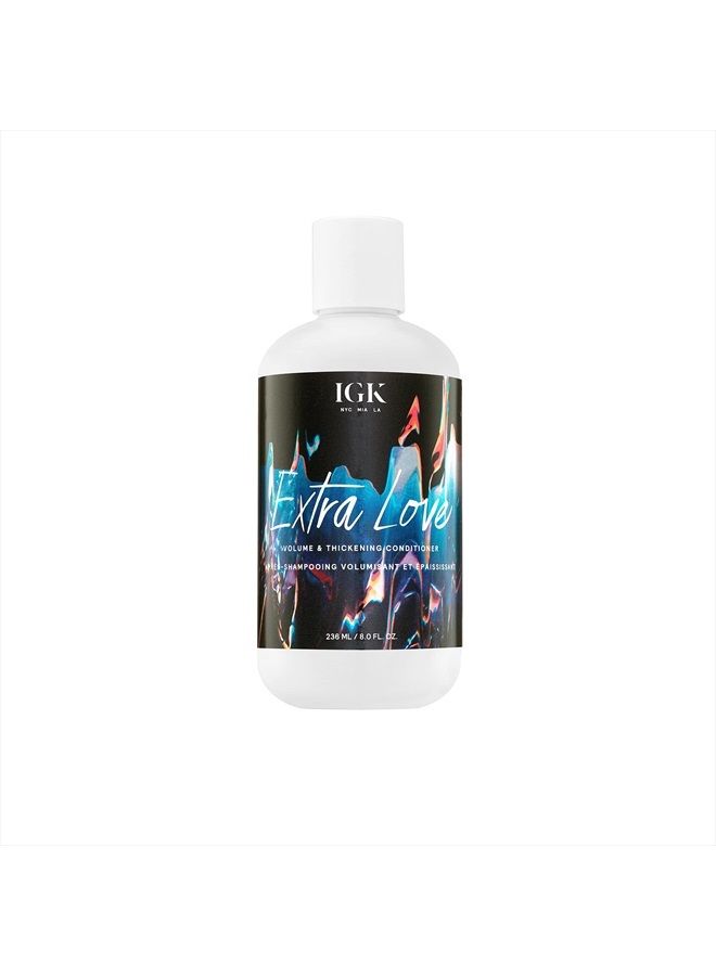 iGK EXTRA LOVE Volume & Thickening Conditioner | Lightweight + Supports Scalp + Balance Oil | Vegan + Cruelty Free | 8 Oz - Image 1