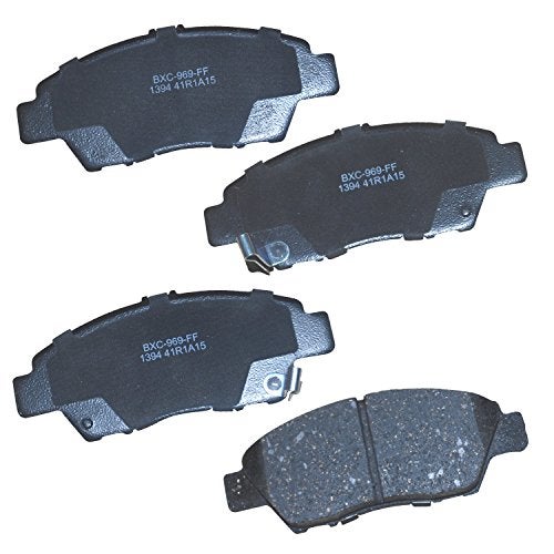 Bendix وسادات فرامل سيراميك Bendix Premium SBC1394 الأمامية لسيارة هوندا سيتي 2020-2015، CR-Z 2012-2011، CR-Z 2015-2014، Fit 2020-2009 - Image 1