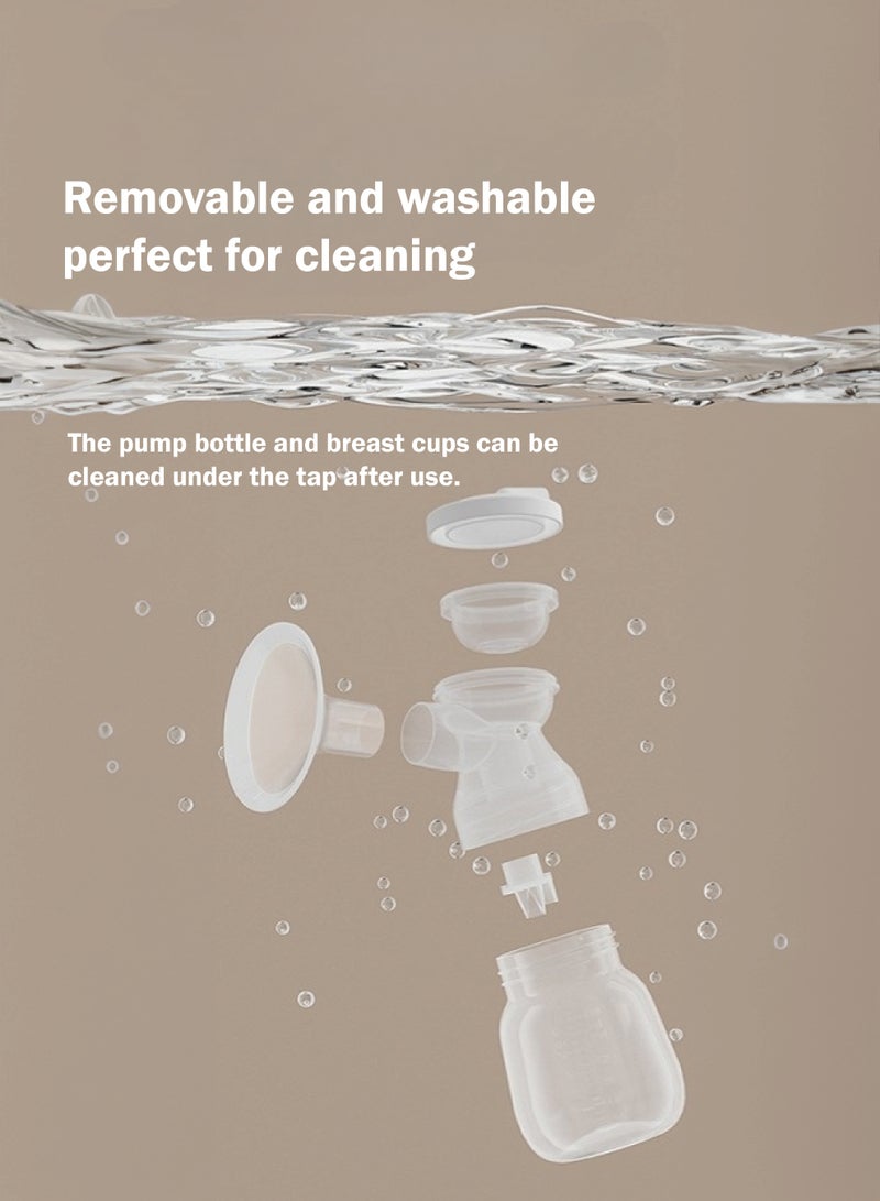 ملقط مضخة حليب كهربائية مزدوجة مع شحن USB، أوضاع تدليك متقدمة، وتشغيل صامت لتعبئة حليب مريحة وفعال - Image 5