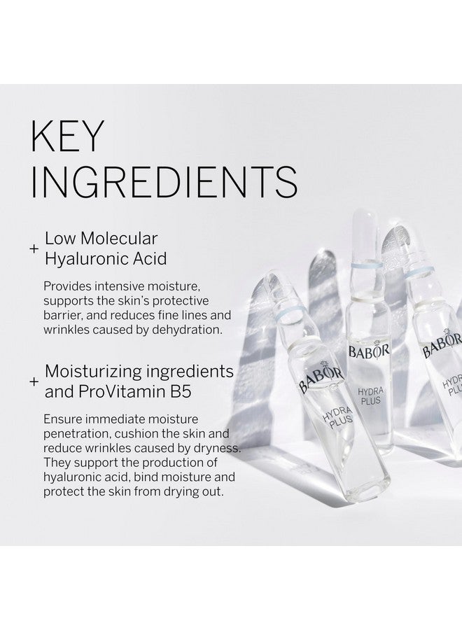 Babor Hydra Plus Ampoule Concentrate Moisturizing Skincare Capsule Hyaluronic Acid Serum Deeply Nourish To Plump And Smooth Skin Anti Aging Serum 7 Day Treatment - Image 3