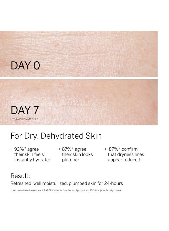 Babor Hydra Plus Ampoule Concentrate Moisturizing Skincare Capsule Hyaluronic Acid Serum Deeply Nourish To Plump And Smooth Skin Anti Aging Serum 7 Day Treatment - Image 4