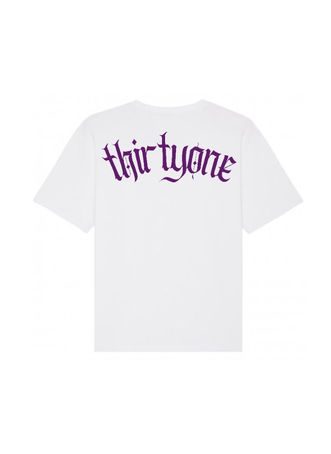Thirty-One Unisex Premium White T-Shirt with Arabic and Thirty One Design  - Image 2