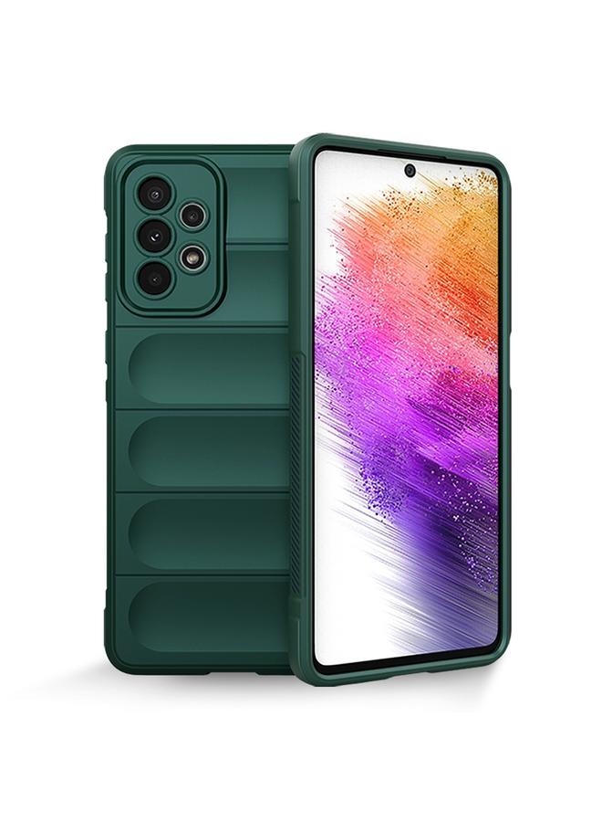 اس-توب جراب لهاتف Samsung Galaxy A73 Magic Shield TPU + جراب هاتف من الفلانيل - Image 1