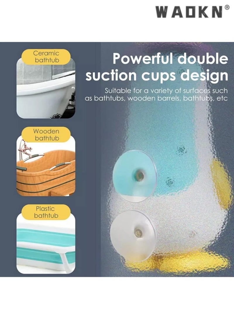 WAOKN Bathtub Toys for Toddlers Kids 1 2 3 4,Ducky Penguin Waterwheel Bath Toys for Boys Girls Preschool Bath Toy,Bathroom Strong Suckers Water Scoop (Penguin Waterwheel Bath Toys) - Image 5