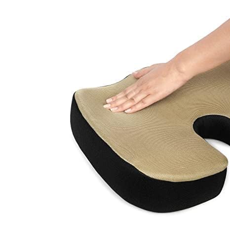 ZMOXY Seat Cushion Lumbar Support Pillow with Adjustable StrapChair Cushions for Sciatica Pain Reliefwith Washable Cover Memory Foam for Car Travel and Wheelchair - Image 5