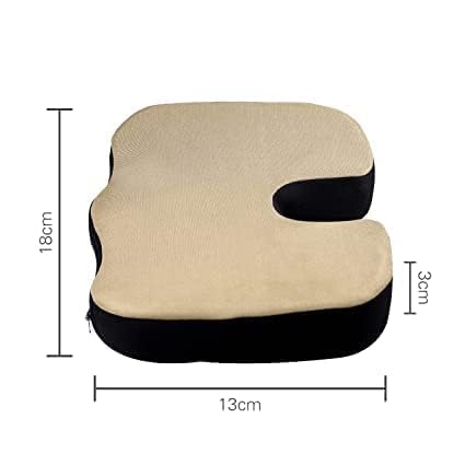 ZMOXY Seat Cushion Lumbar Support Pillow with Adjustable StrapChair Cushions for Sciatica Pain Reliefwith Washable Cover Memory Foam for Car Travel and Wheelchair - Image 2