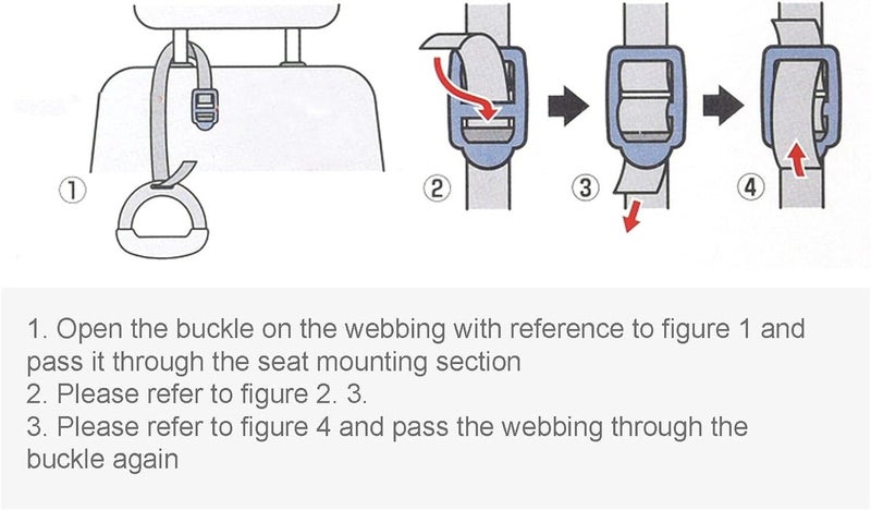 woobles Car Grab Handle for Elderly People, Pregnant Women, Multifunctional Safety Ergonomic Sturdy Reinforced Car Pull Strap for Car - Image 3