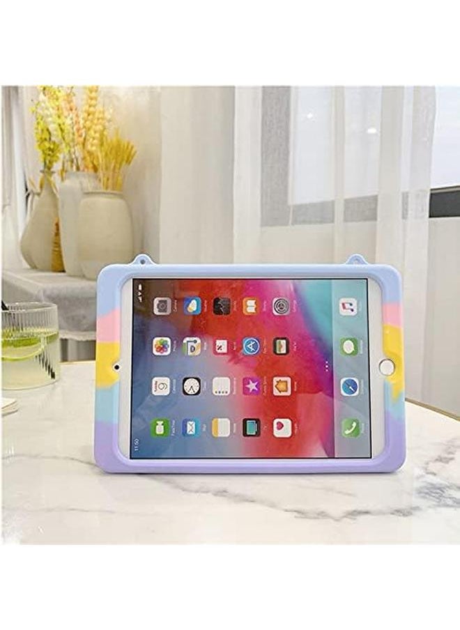 erorex - Pop It For iPad Air 5Th 4Th Generation Case 2022 2020 Kids Girls Poppet Fidget Toy Push Bubblesilicone Tablet Case Cover Stand Shoulder Strap For iPad Air 5 4 10.9” Rainbow - Image 1
