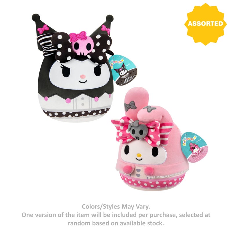 Squishmallows Sanrio Hello Kitty and Friends My Melody 50th Anniversary and Kuromi 20th Anniversary Plush Toy (25.4 cm, Assorted) - Image 1