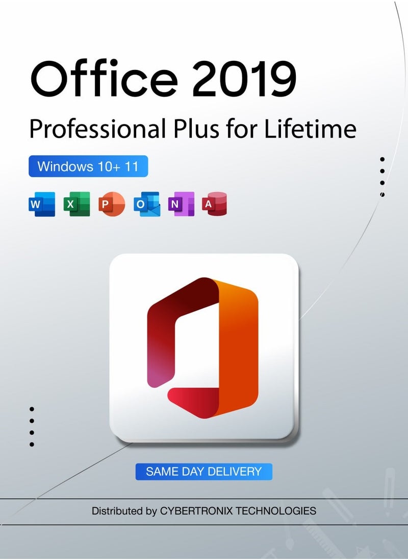 Office - Office 2019 Professional Plus - Lifetime Subscription for 1 Device | Digital License | SAME DAY DELIVERY - Image 1