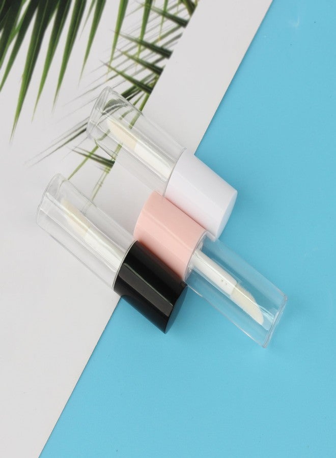 COSIDEA 50pcs 3ml mini lip gloss tubes Bulk Sample size Round Pink lipgloss cotainer pack bottles - Image 4