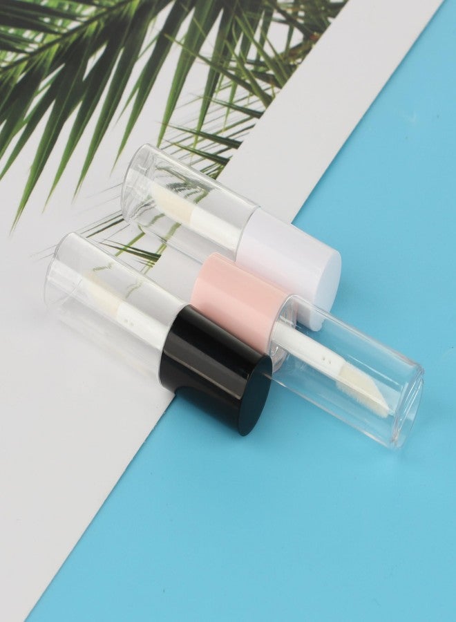 COSIDEA 50pcs 3ml mini lip gloss tubes Bulk Sample size Round Pink lipgloss cotainer pack bottles - Image 5