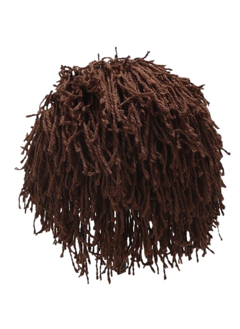 Wig hat furry funny pullover hat hip hop party wig hat cosplay wig costumes dress up wig  - Image 3