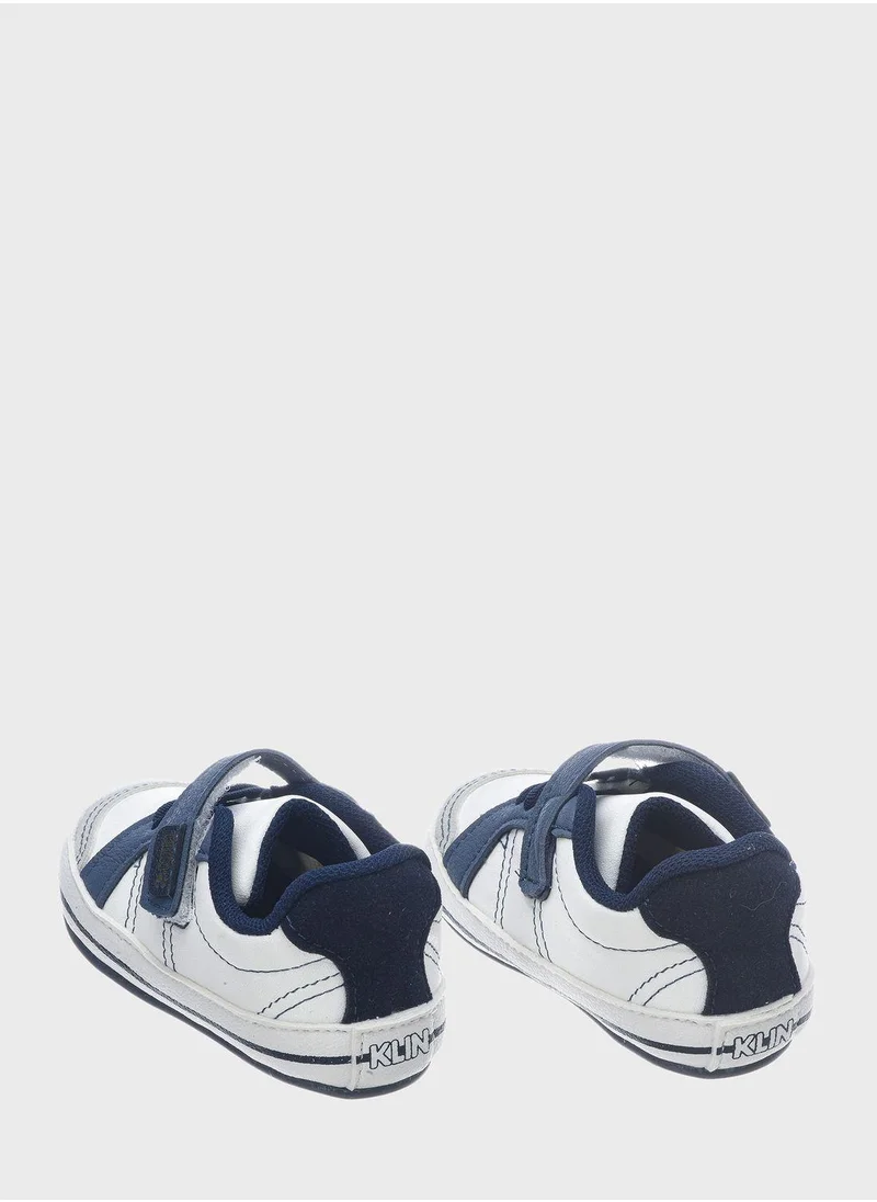 Klin Kids Velcro Low Top Sneakers