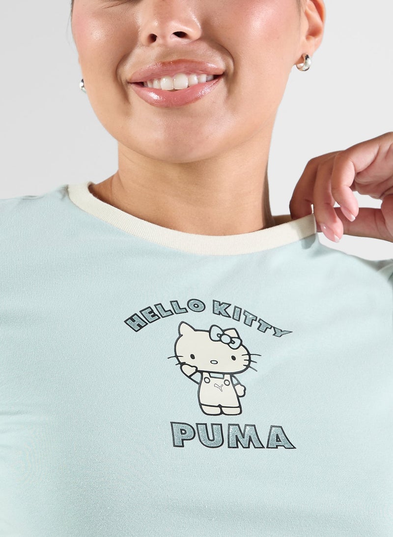 PUMA Hello Kitty Graphic Baby T-Shirt - Image 3