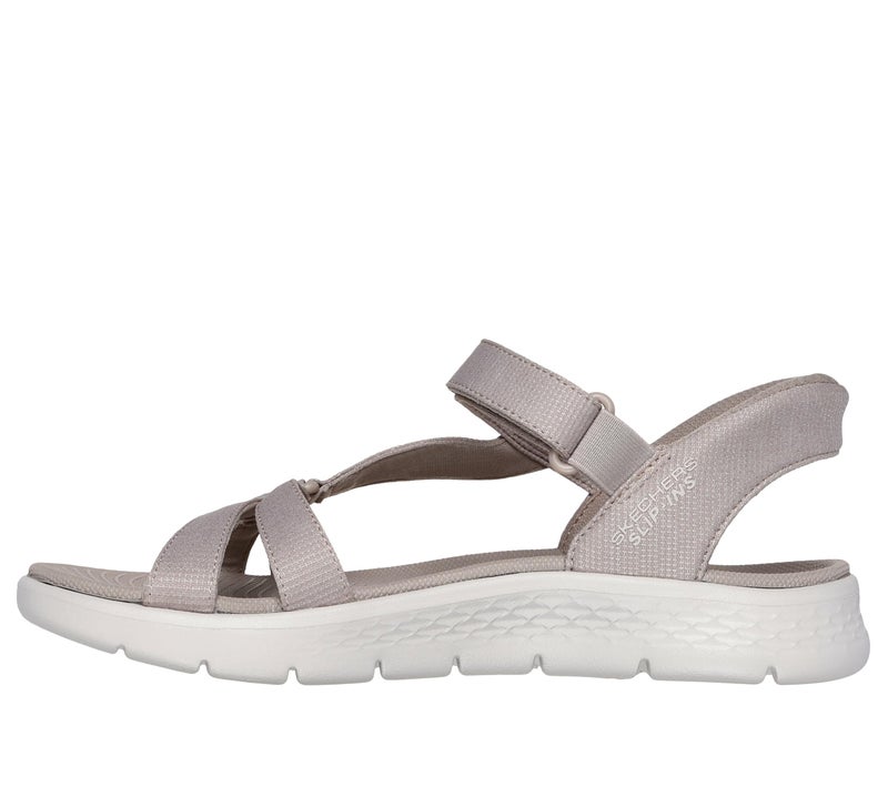SKECHERS صندل سكيشرز للنساء GO Walk Flex - Illuminate Hands Free Slip-ins صياد، بني، 8 - Image 2