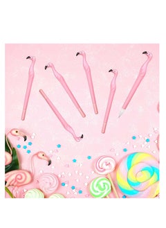 Y&D 18 Pieces Cute Pink Flamingo Pens Gift Creative Pen Novelty Plastic Rubber Ballpoint Black Ink 0.5 mm for Child Teacher Student Party Favors School Supplies  - Image 4