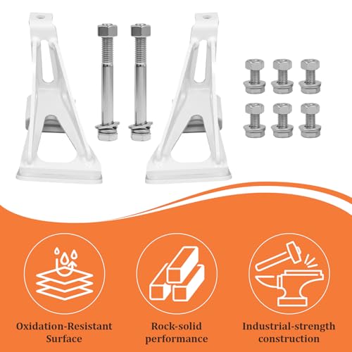 telfair Motor Mount Brackets Compatible with Chevy C10 & GMC Truck – Fit for Small Block V8 1963-1972, Replacement for 2WD Pickup Perches, Fit for 69 C10 & LS Swap – Sheet Metal Construction - Image 5