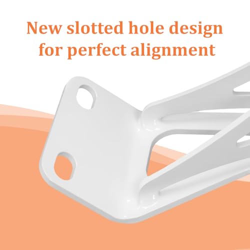 telfair Motor Mount Brackets Compatible with Chevy C10 & GMC Truck – Fit for Small Block V8 1963-1972, Replacement for 2WD Pickup Perches, Fit for 69 C10 & LS Swap – Sheet Metal Construction - Image 3