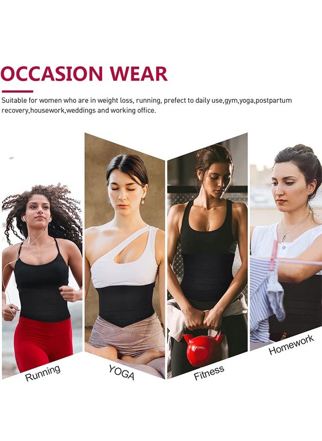 GUSGU 4M Long Waist Trainer For Women Lower Belly Waist Wraps For Stomach Bandage Wrap Waist Trainer Wrap Waist Trainer For Women  - Image 5