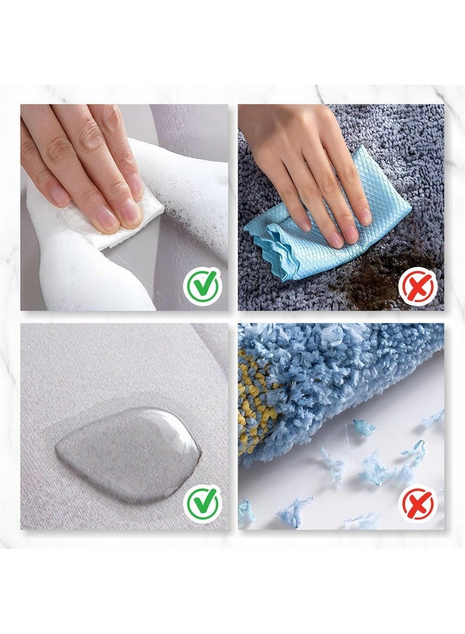 Wazdorf 3D Bathroom Mat, Door Mat, Floor Mat,Rare 3D Patterned Bath Mat, Bathroom Decor,Anti-Slip, Absorbent Bath Rug, Quick Drying, Easy Care Shower Rug, Decorate (60X40Cm) (Pebbles) - Image 5