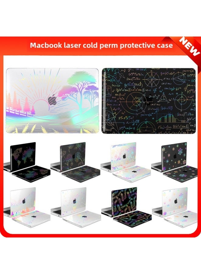 Cold Hot Macbook Case Air13 Apple Notebook Case ProM3 Crystal Computer Case-Color:LT-6 Black-Applicable Models:AIR11（A1465/A1370） - Image 2