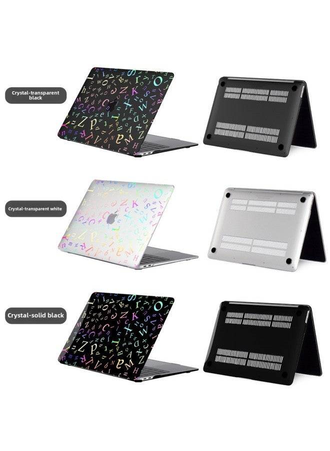Cold Hot Macbook Case Air13 Apple Notebook Case ProM3 Crystal Computer Case-Color:LT-6 Black-Applicable Models:AIR11（A1465/A1370） - Image 3