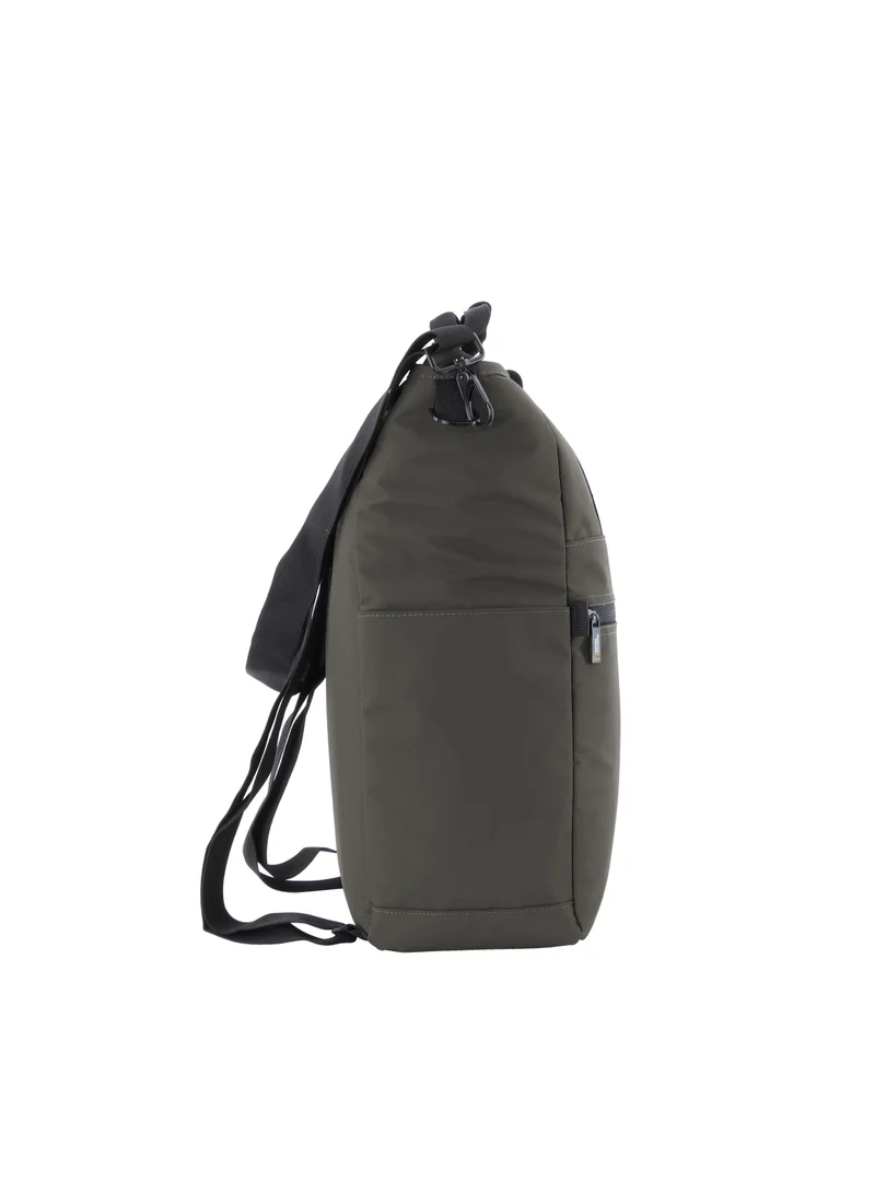 NATIONAL GEOGRAPHIC National Geographic Mutation 3-Way Computer Shopper Bag Khaki, Shockproof Adjustable Durable Compact Backpack For Men And Women
