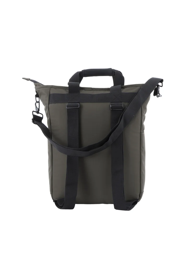 NATIONAL GEOGRAPHIC National Geographic Mutation 3-Way Computer Shopper Bag Khaki, Shockproof Adjustable Durable Compact Backpack For Men And Women