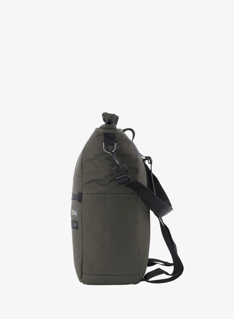 NATIONAL GEOGRAPHIC National Geographic Mutation 3-Way Computer Shopper Bag Khaki, Shockproof Adjustable Durable Compact Backpack For Men And Women