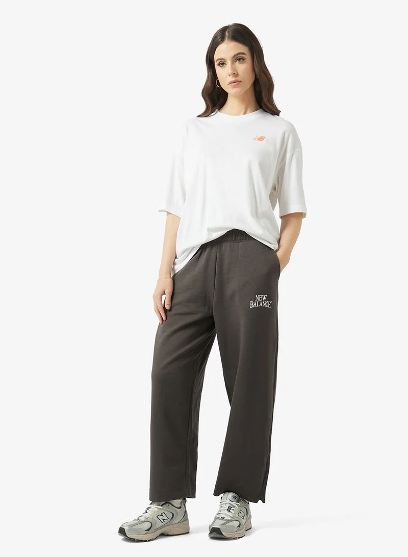 New Balance  Linear Heritage Barrel Fit French Terry Sweatshirt for Women | Best Price UAE
