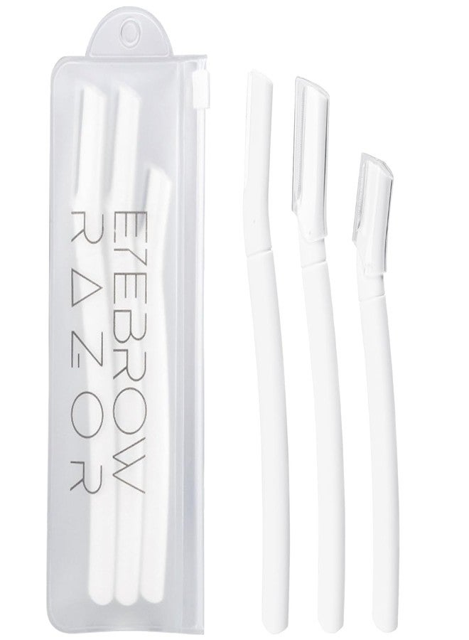 LOVHIDE Eyebrow Razor for Women & Men - 3 Pcs Face Razor with Precision Blades for Eyebrow Shaping, Facial Hair Removal & Dermaplaning - Painless, Gentle, and Reusable Shavers with Protective Cover - Image 1