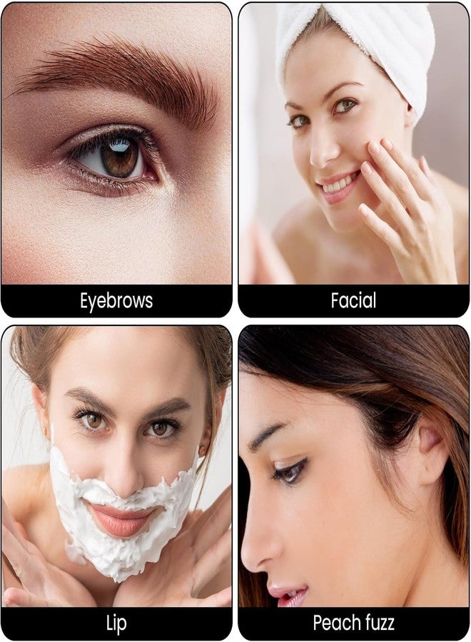 LOVHIDE Eyebrow Razor for Women & Men - 3 Pcs Face Razor with Precision Blades for Eyebrow Shaping, Facial Hair Removal & Dermaplaning - Painless, Gentle, and Reusable Shavers with Protective Cover - Image 4